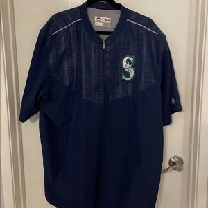 Seattle Mariners Majestic Batting Jacket XL